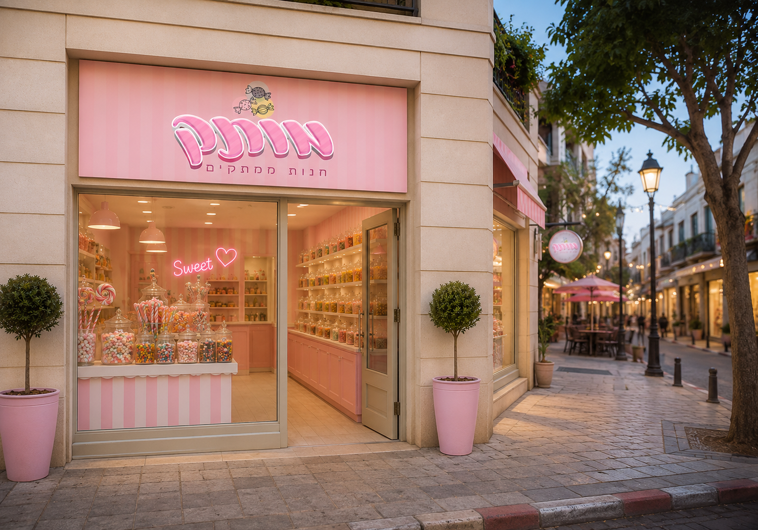 מיתוג לחנות מתוקים